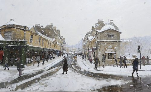 Snow over Pulteney Bridge, December, 2010 (SOLD OUT)
