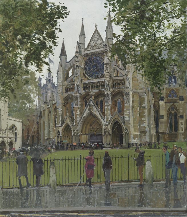 Westminster Abbey, The East Gate (Rain)