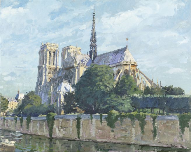 Morning, Notre-Dame from Pont de L'Arceveche