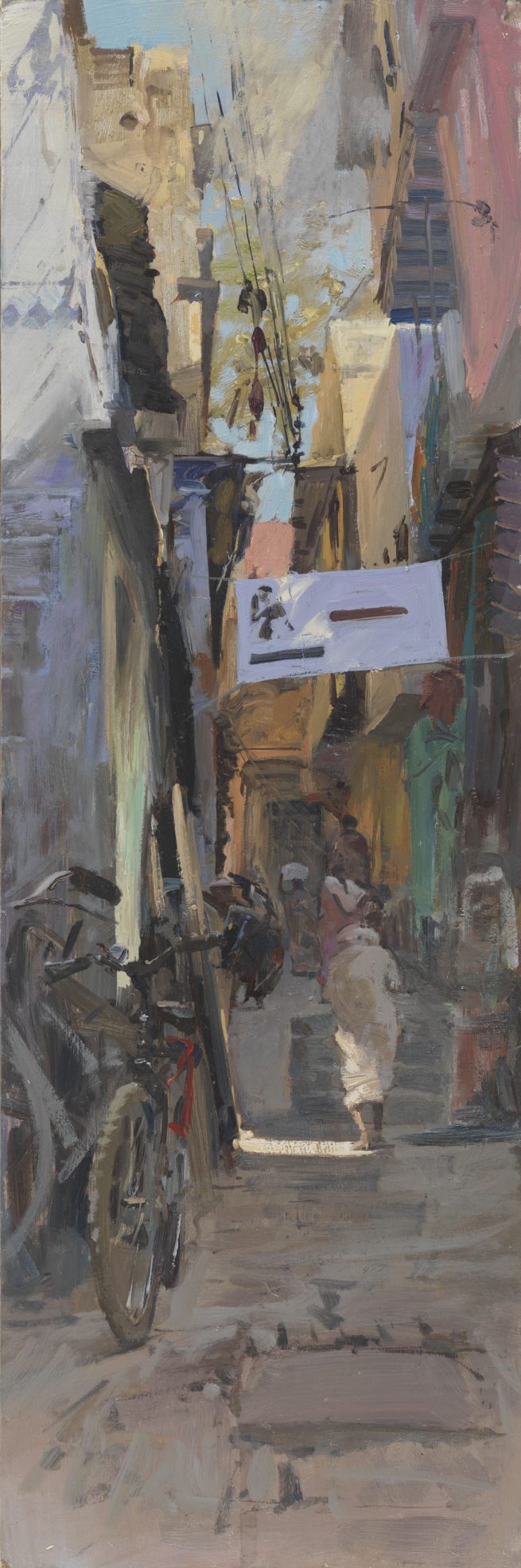 When they Lit a Fire in an Upstairs Room by the Varanasi Cafe