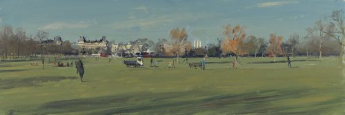 Towards Battersea Power Station fron Clapham Common