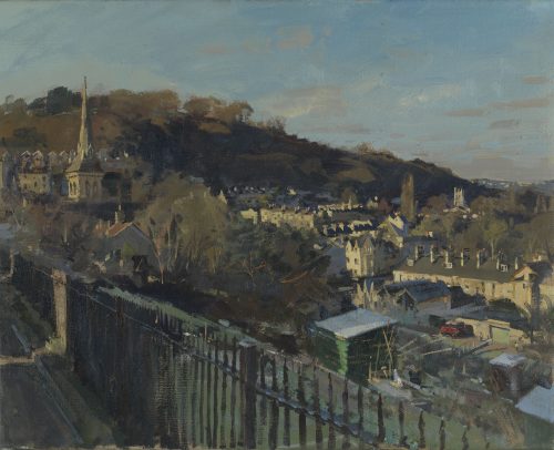 Cold, Bright Morning from Abbey View