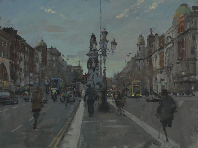 From O’Connell Bridge, end of day