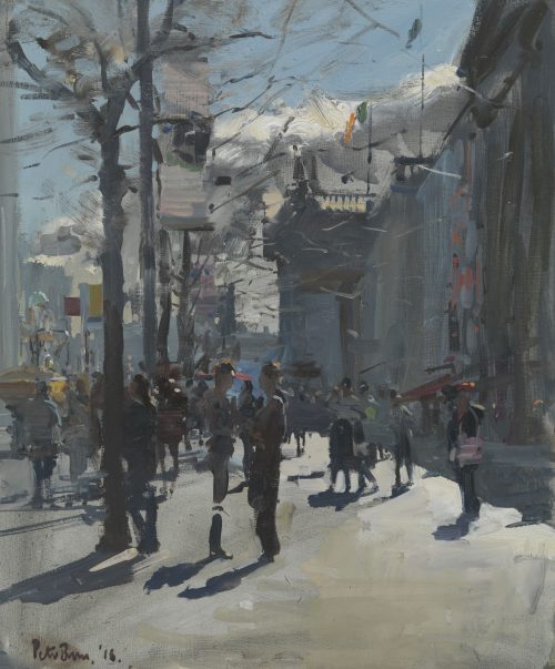 Midday towards the GPO, O’Connell Street