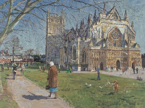 Exeter Cathedral, Sunshine