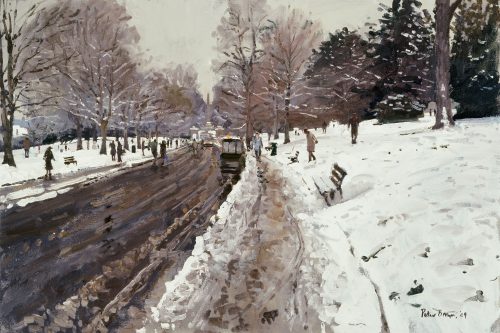Snow, Royal Avenue, Bath