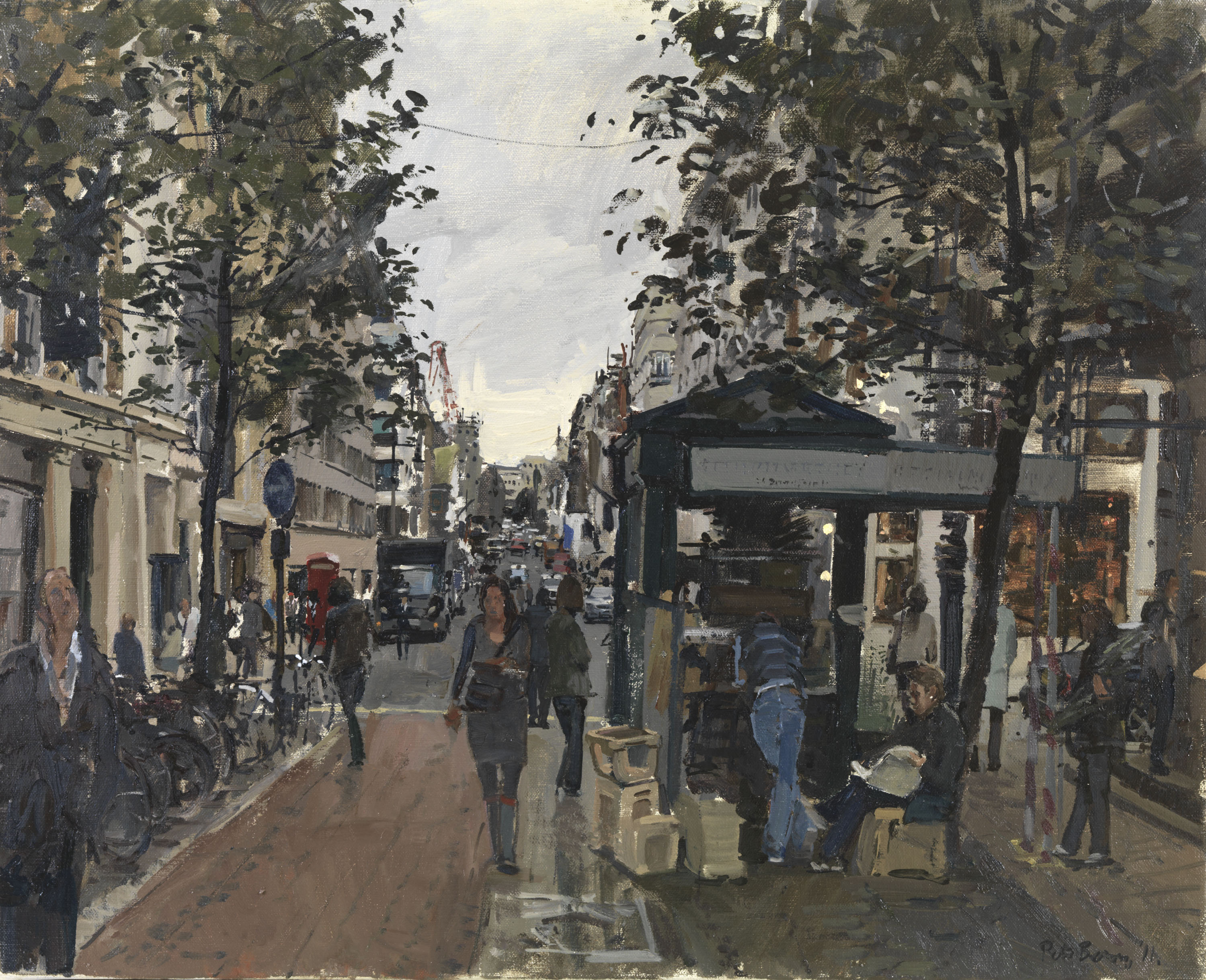 Flower Stall between New and Old Bond Street