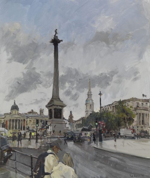 Trafalgar Square, Light Rain