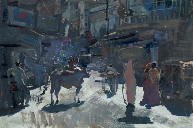 Jagadish Junction, Udaipur (cow)