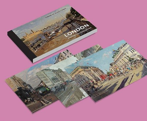 Postcards-London-paintings-set-of-16