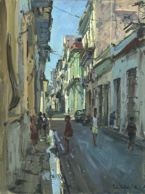 School Children Before We Let Them Loose with our Oil Paint, Obrapia, Havana