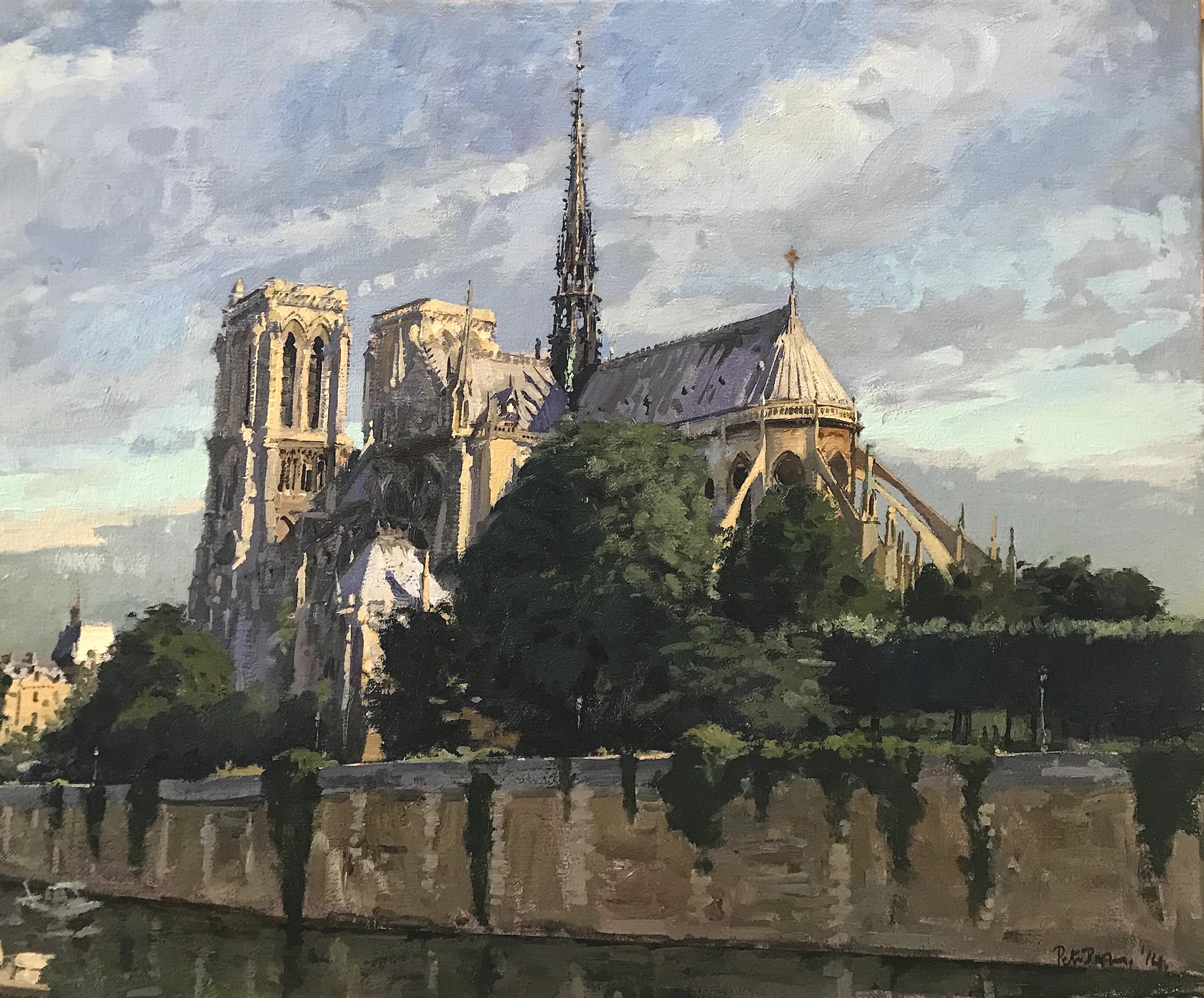Morning, Notre-Dame from Pont de L'Arceveche
