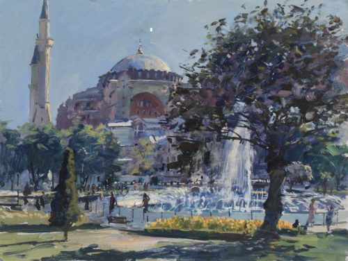 103 Morning Light, Hagia Sophia over Sultan Ahmet Square