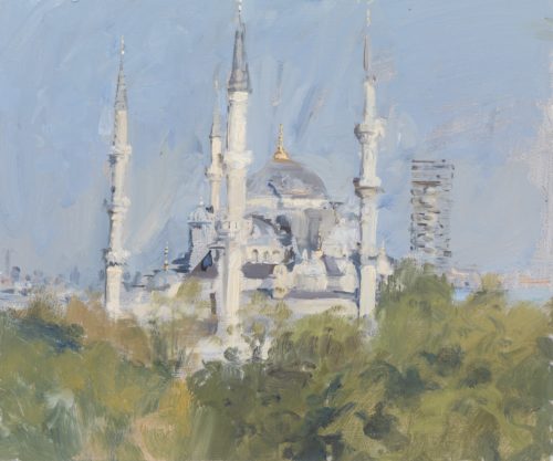 102 The Blue Mosque from the Roof of the Ibrahim Pasha (detail)