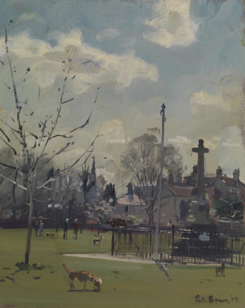 37 Dog Walkers, Memorial, Firs Field, Combe Down