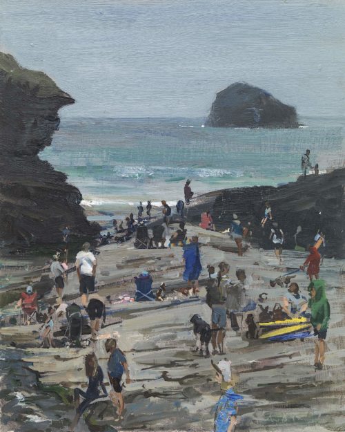 Waiting in the Gully for the Tide to Relinquish the Beach
