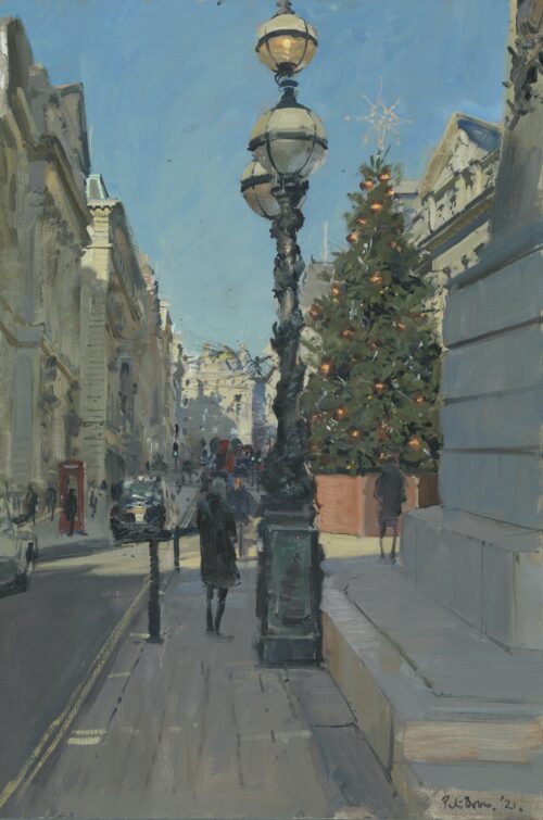 Christmas Tree, November Morning, Lower Regent Street