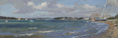 To Brownsea Island and Sandbanks from Shell Bay, Studland