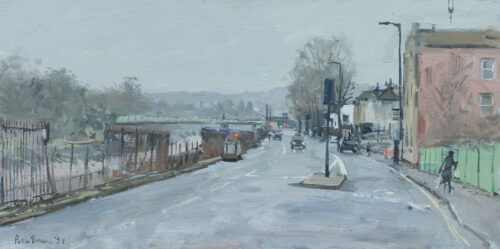Cumberland Road, Grey Misty morning, January 2021