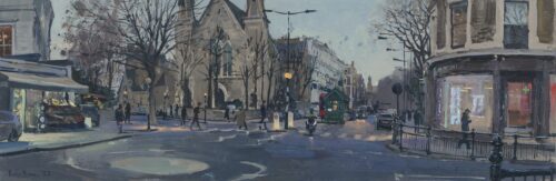 Diminishing Light, February Afternoon, Notting Hill Gate