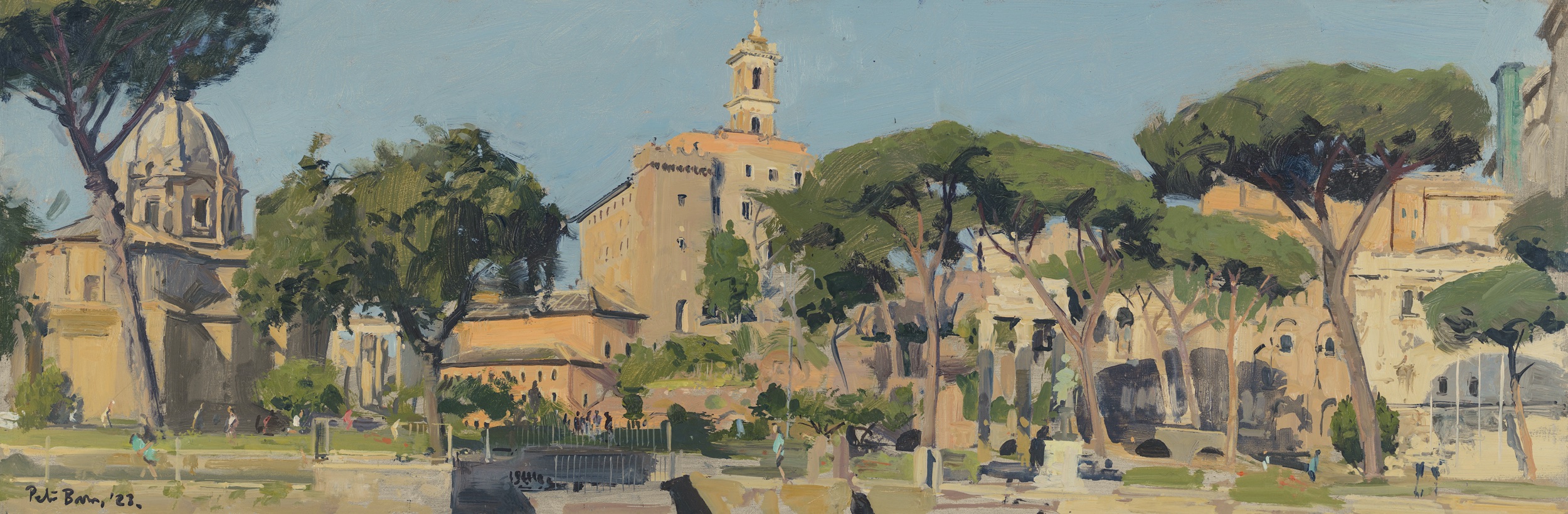 From il Foro di Traiano, Rome, Morning Light