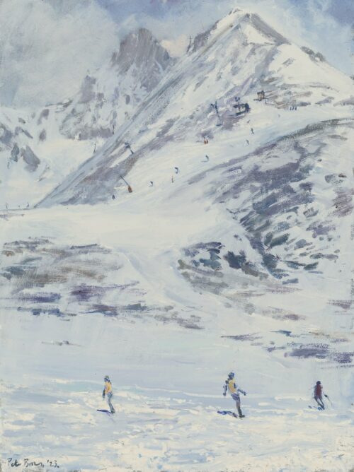 To the Top of Fournache and Bellecôte, in and out of Cloud