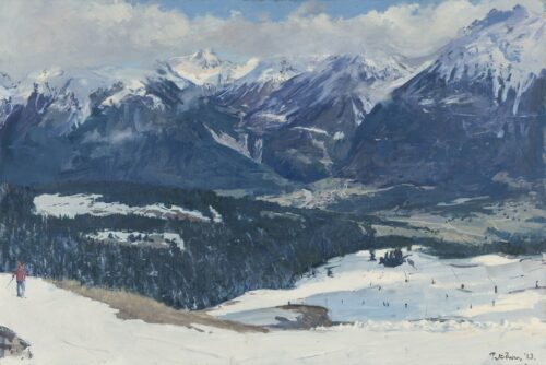 Vallée des Mauriennes from Aussois (Between the lifts)