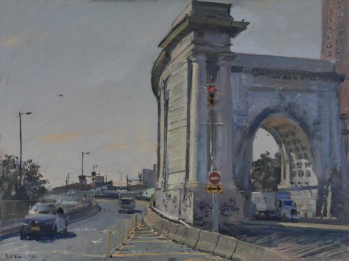September Morning, Manhattan Bridge Entrance