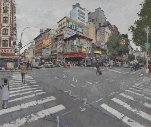 Chrystie and Grand before the Fire