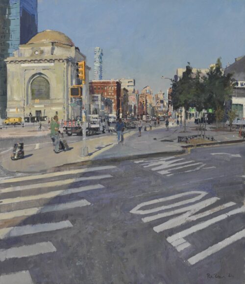 October Morning, 7am, Canal Street from the Mahayana Buddhist Temple