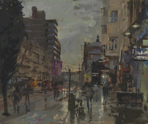 Evening Rain, Sauchiehall Street