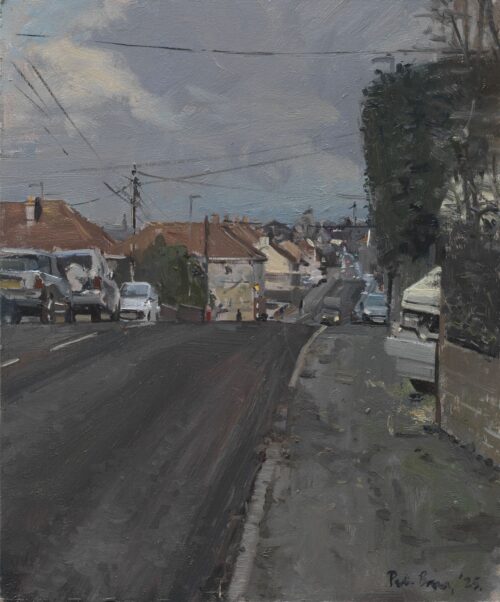 Over the Brow, Forest Road, Potters Wood, January 2025