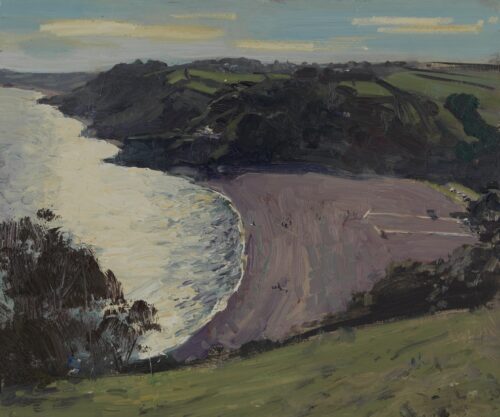 Blackpool Sands from the Field below Stoke Fleming