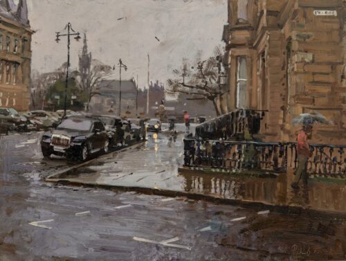 Park Circus Place, Rain