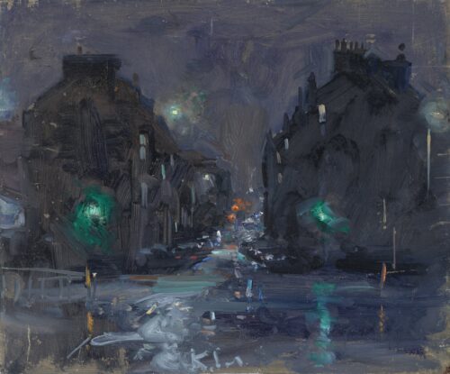 Sketch: Copland Road from Ibrox, Storm Bram
