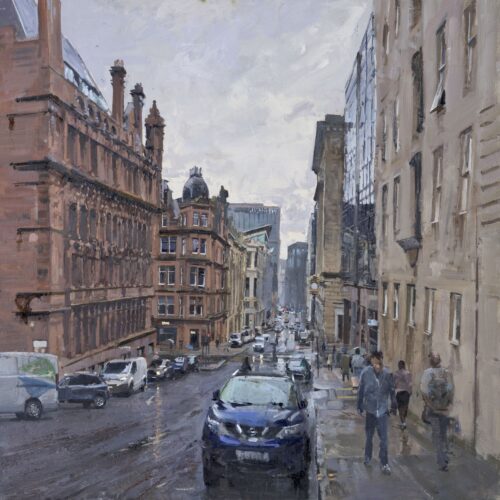 West Campbell Street, Looking South from Saint Vincent Street