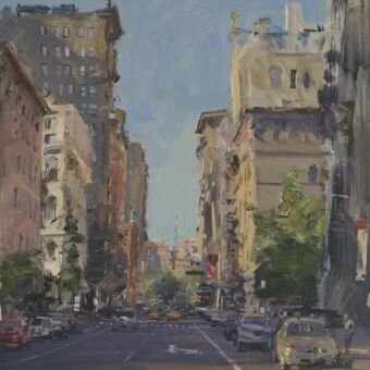105 Broadway and East 10th towards Union Square, New York