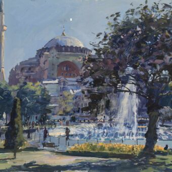 103 Morning Light, Hagia Sophia over Sultan Ahmet Square