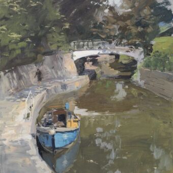 54 The Blue Boat at Sydney Gardens