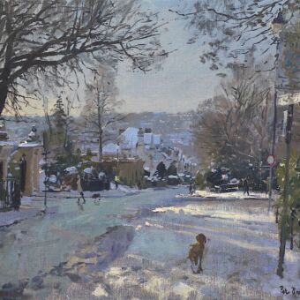 26 Morning Light on Snow, Marlborough Lane