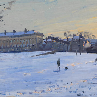 25 Sunrise on Snow, The Royal Crescent