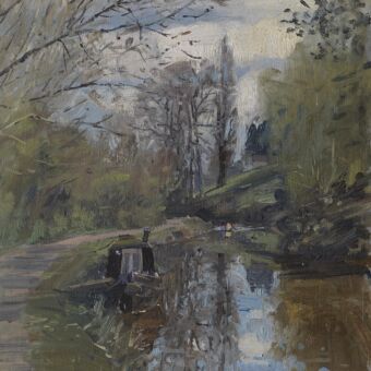 41 Spring, the Canal nearing Bathampton