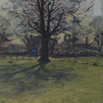 36 Towards the Avenue from Firs Field, Combe Down