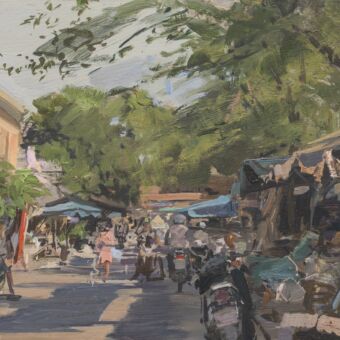 114 Afternoon Hoi An City, March, Vietnam