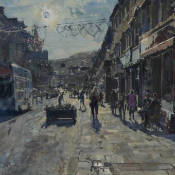 Morning Sun, Christmas Lights, Milsom Street