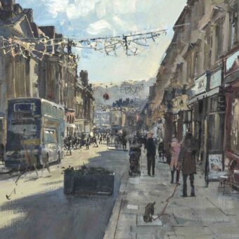 Early Afternoon Sun, Christmas Lights, Milsom Street
