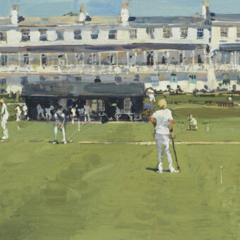From Robert’s Hut: Croquet, Sidmouth