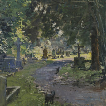 Meeting of Dogs, Locksbrook Cemetery - AVAILABLE via www.victoriagal.org.uk