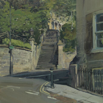 The Steps to Somerset Place from the Old Post Office