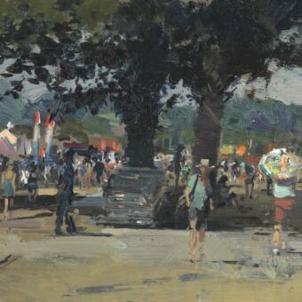 Towards Other Stage from Leftfield, Litter Picker's Tractor, 2025